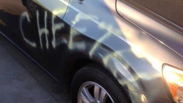 Man Vandalizes Ex's Car But Misspells 'Cheater' (Photo) Promo Image