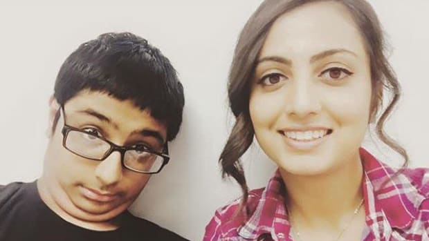 Armaan Singh Pictured With His Cousin, Ginee Haer.