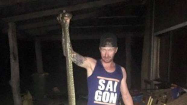 Mother Pulled Son Away From Grasp Of 10-Foot Snake Promo Image