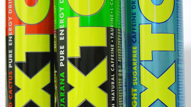 XTC brand energy drinks.