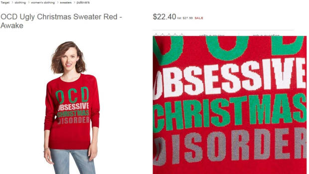 OCD: Obsessive Christmas Disorder Sweater.