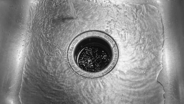 water in sink