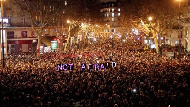 people coming together in response to paris attacks