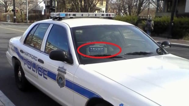Connecticut Police Apologize For Trump Sticker (Photo) Promo Image