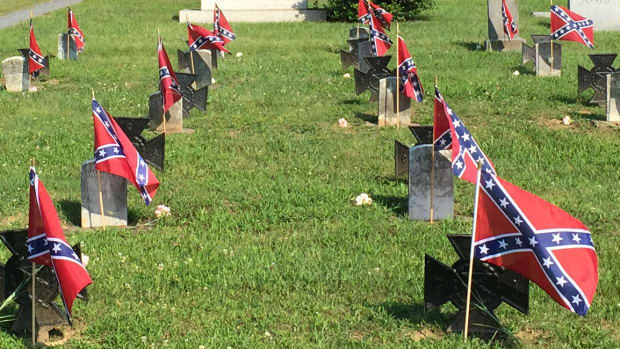 Confederate Flag To Remain In National Cemeteries  Promo Image