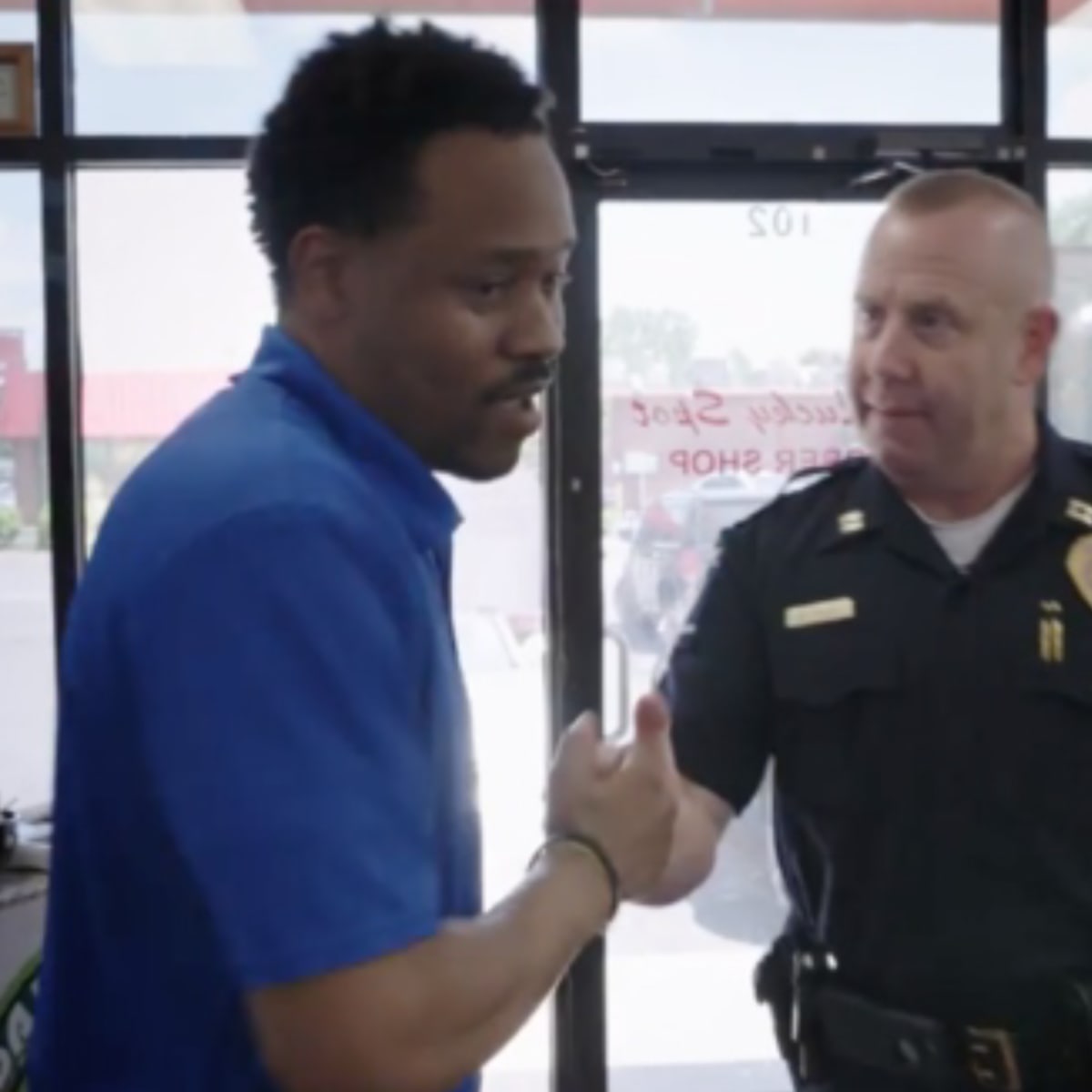 White Cop Black Barber Team Up To Make Their City Safe Opposing Views