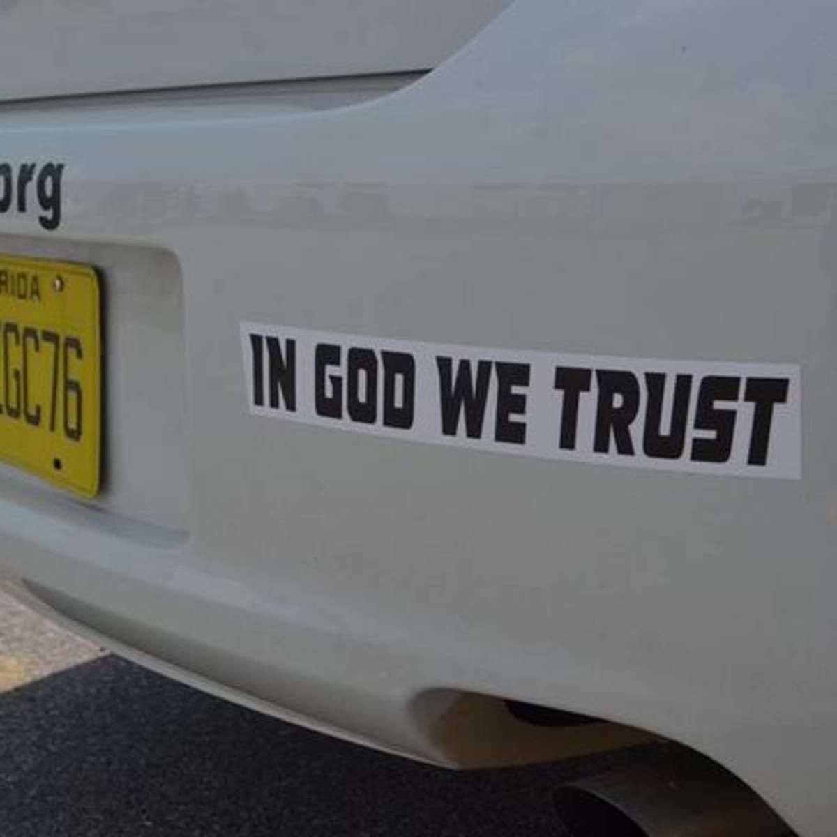 IN GOD WE TRUST Bumper Sticker