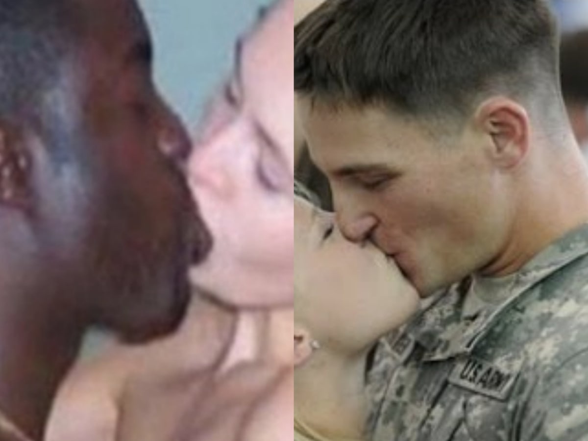 Military wife cheats on husband