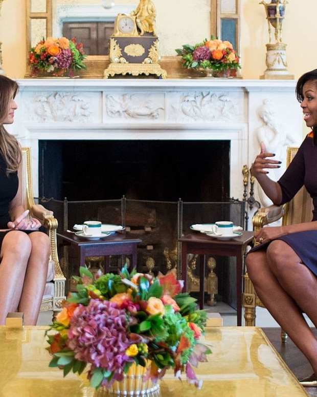 Melania Trump Maintaining Michelle Obama's Legacy Promo Image