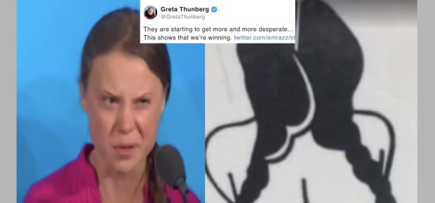 Greta Thunberg Speaks Out After Vulgar Sticker Of Her Surfaces.