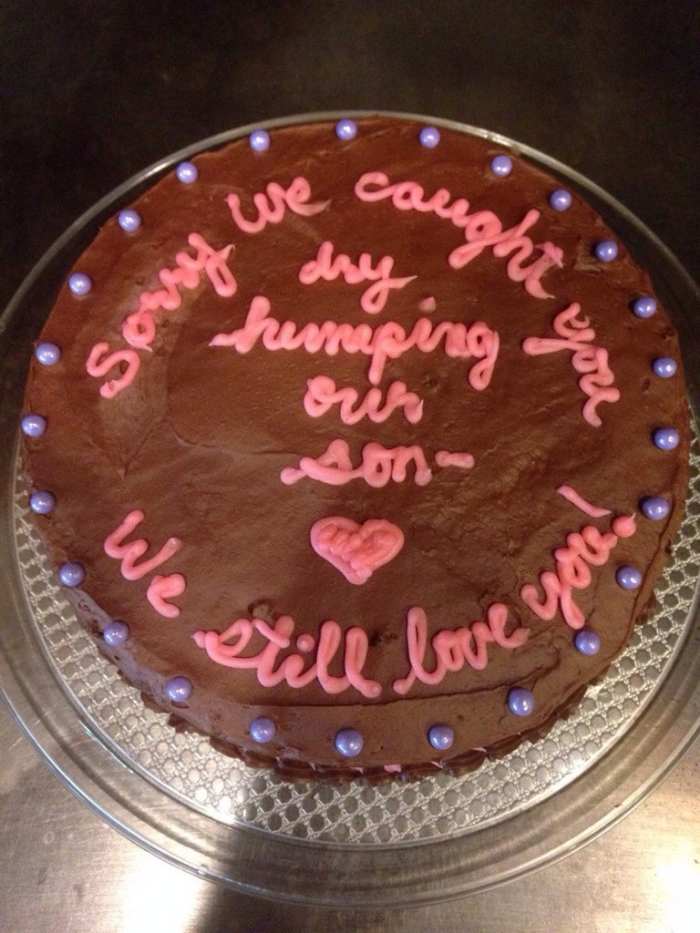 Mom Bakes Hilarious Dry Humping Cake For Son S