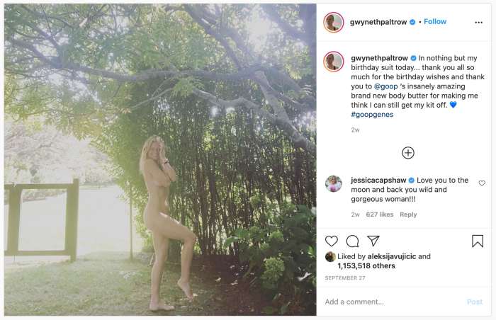 Photo Credit: Instagram/Gwyneth Paltrow