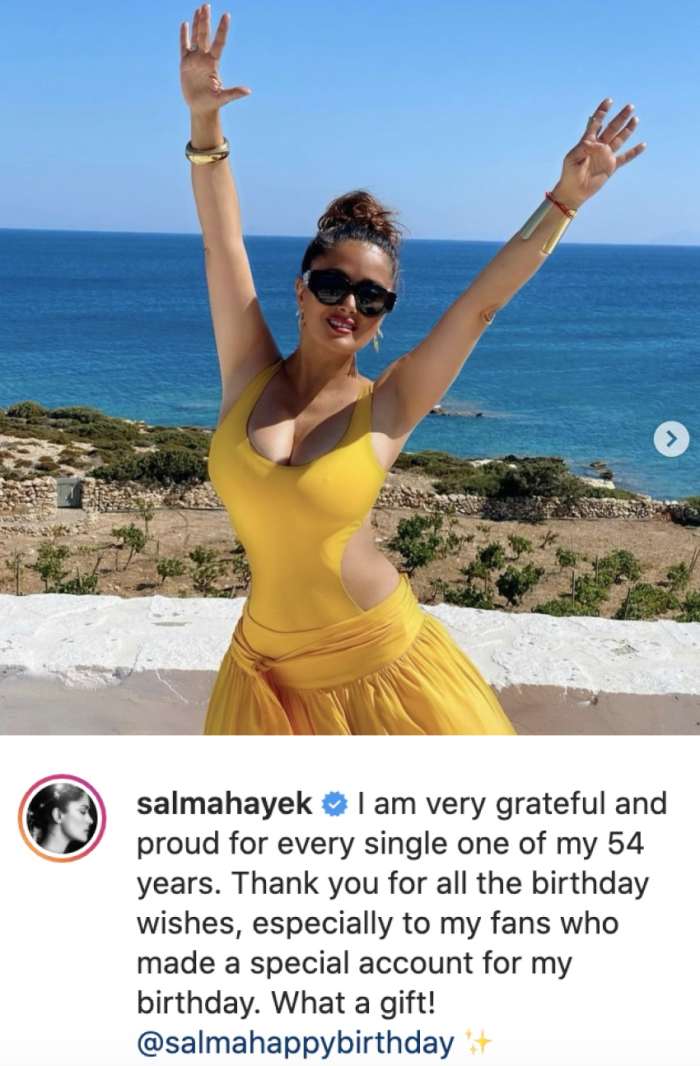 Photo Credit: Instagram/Salma Hayek