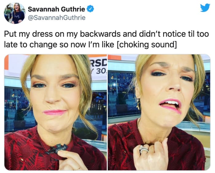 Photo Credit: Twitter/Savannah Guthrie