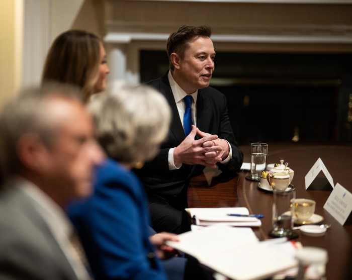 Elon Musk during Trump cabinet meeting, Photo Credit: DogeDesigner/X