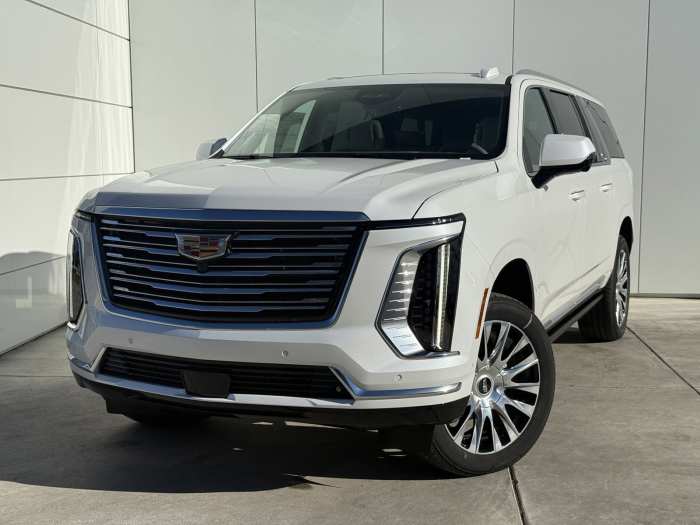 A white Cadillac Escalade, Photo Credit: AF Post/X