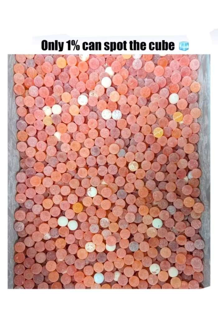 A tray full of round orange candies, Photo Credit: Minion Quotes/Facebook