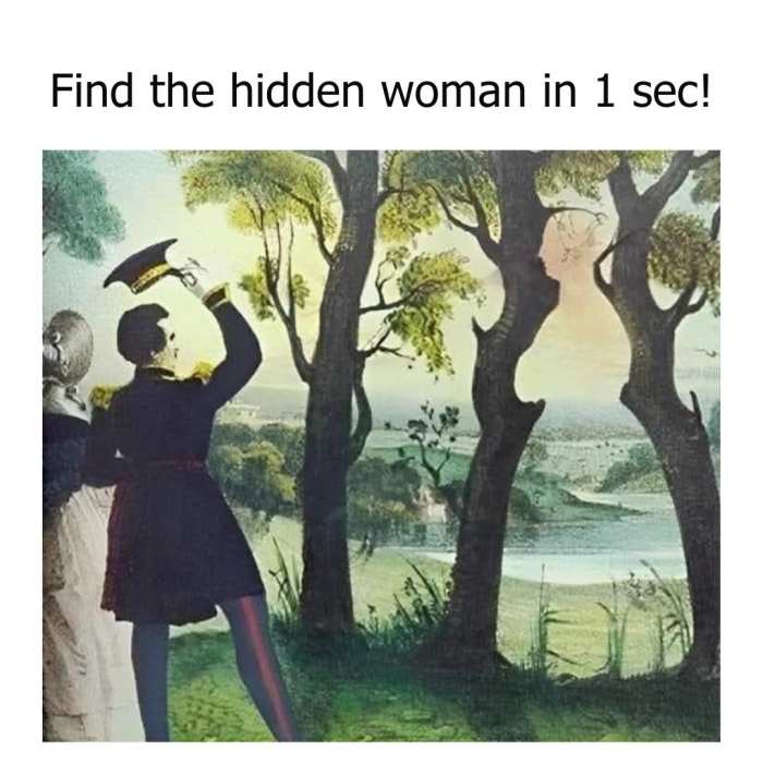 A hidden woman disguised within the scene’s background, Photo Credit: Dreame/Facebook
