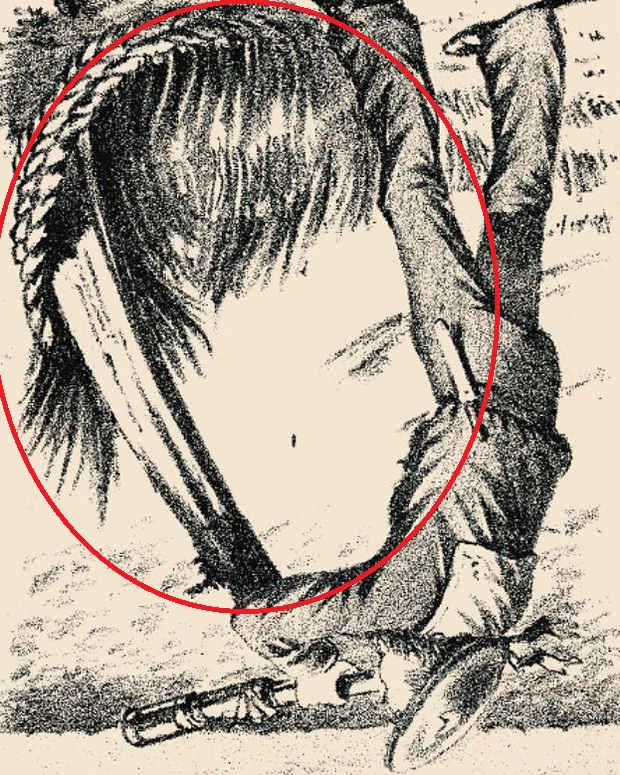 A sailor's wife hidden in this drawing if you flip it upside down, Photo Credit: Fourfront Games/X