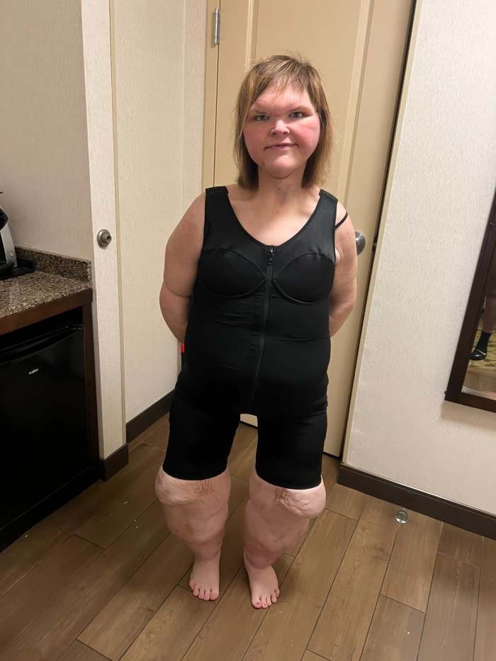 Tammy Slaton's dramatic weight loss transformation photo posted on Tiktok, Photo Credit: tammy.l.slaton/Tiktok