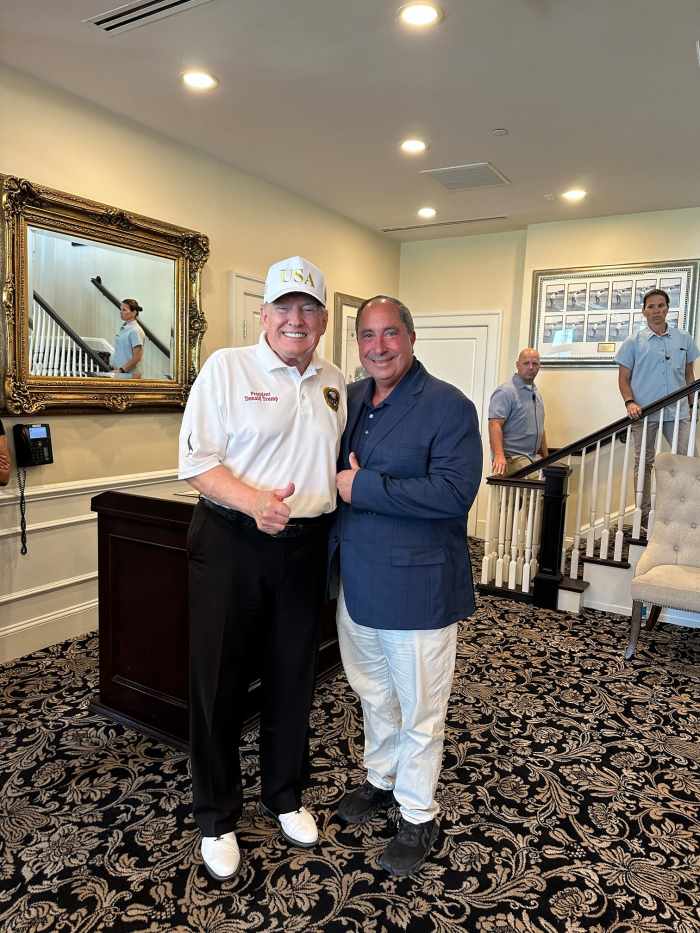 US President Donald Trump with John Fredericks at Virginia golf club, Photo Credit: John Fredericks/X