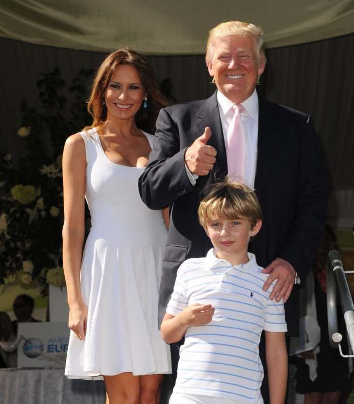 Donald, Melania and young Barron Trump in 2013, Photo Credit: Keeping Up With The Trumps/X