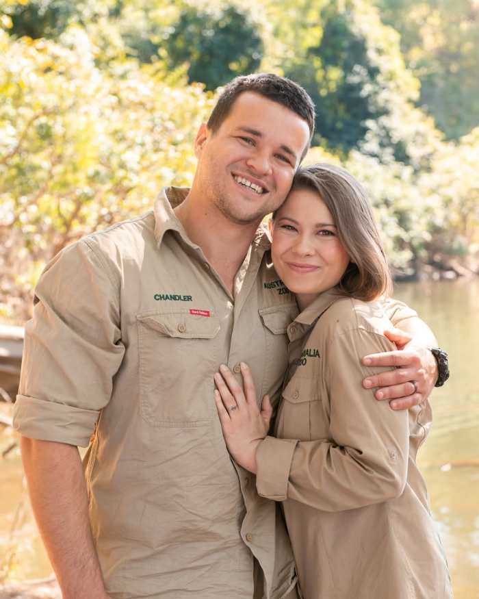 Bindi Irwin posing with her husband, Photo Credit: bindisueirwin/Instagram