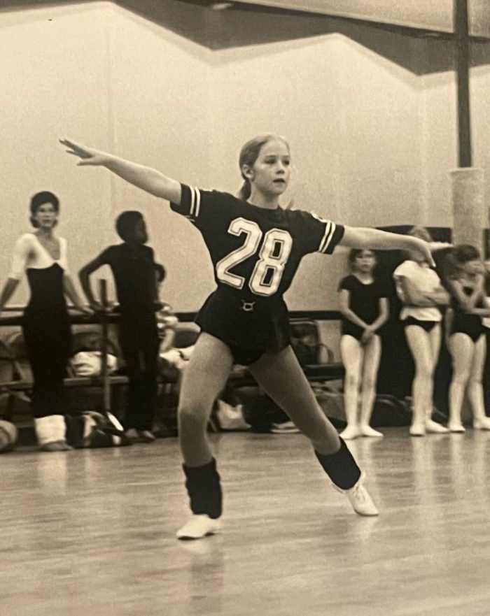Young Christina Applegate during a dance class, Photo Credit: christinaapplegate/Instagram
