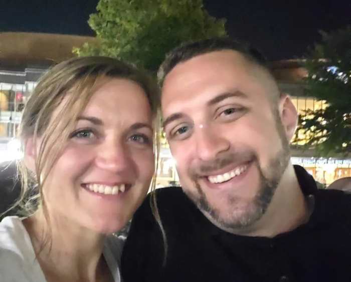 Sgt. 1st Class Nicole Amor with her husband Joey Amor, Photo Credit: Amy Klobuchar/X