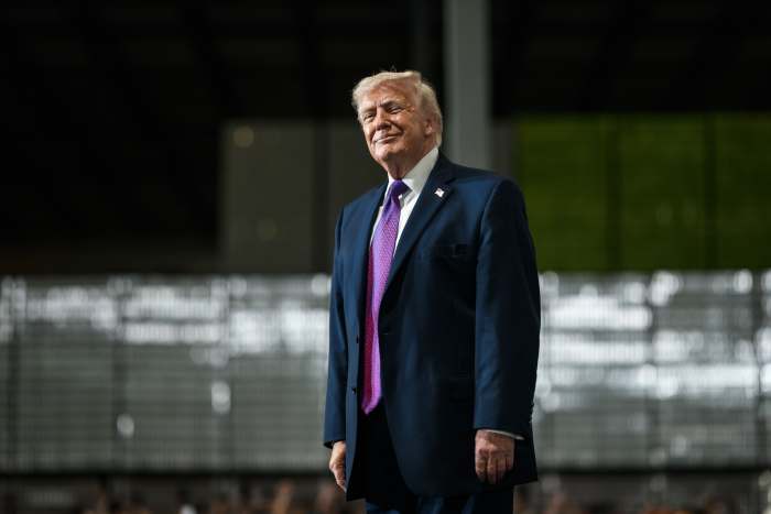 US President Donald J. Trump at a campaign rally in Hebron, Kentucky, Photo Credit: The White House/X