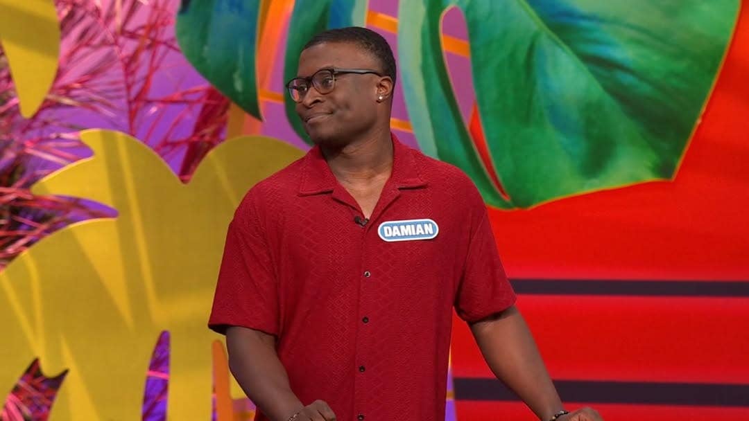 Wheel of Fortune contestant Damian Mitchell in an episode, Photo Credit: wheelwatchershub/Instgram