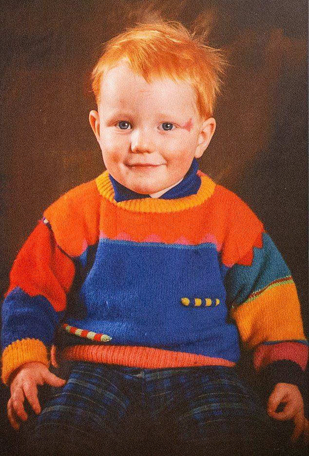 A young Ed Sheeran, likely taken around 1996, Photo Credit: Ed Sheeran/Facebook