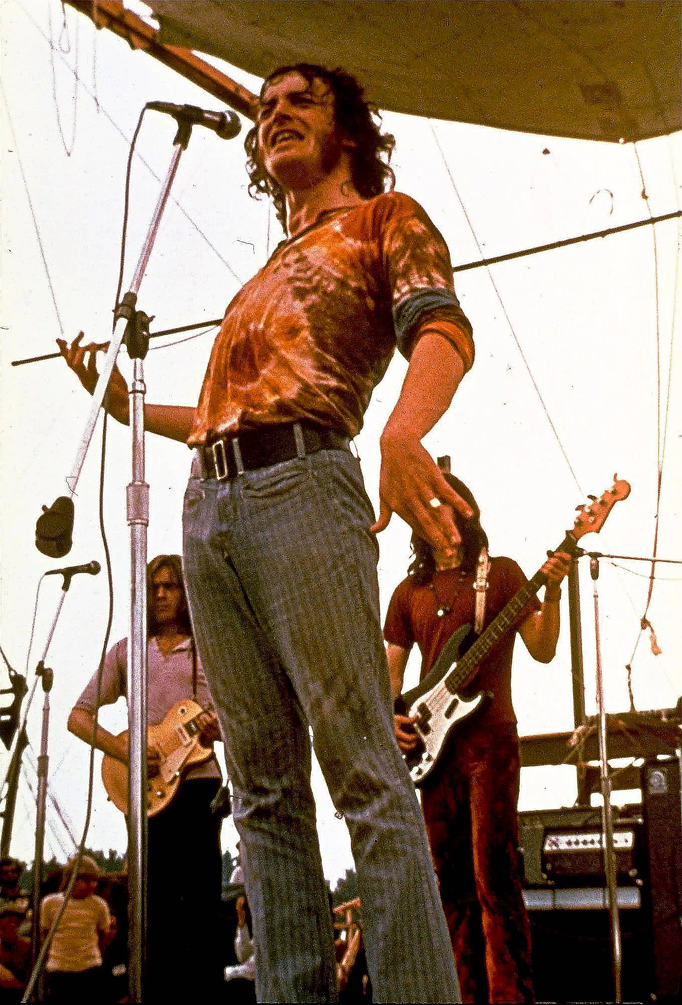 Joe Cocker performing at the Woodstock Music and Art Fair in Bethel, New York, on August 17, 1969, Photo Credit: Jay Reiss/Facebook