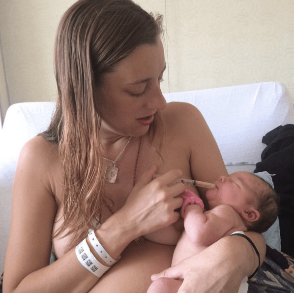 Mother Feeding Baby With Syringe Goes Viral (Photos) .