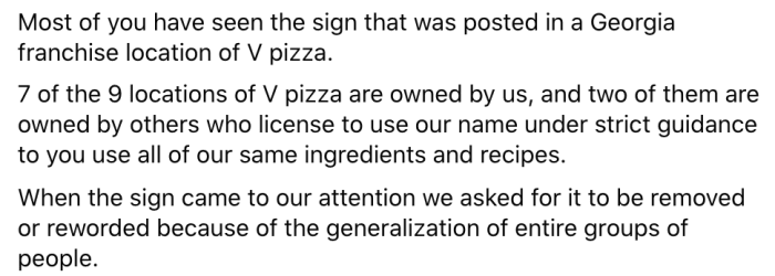 Photo Credit: Facebook/V Pizza