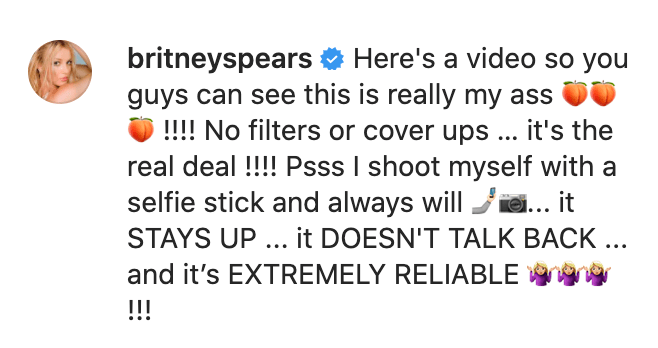 Photo Credit: Instagram/Britney Spears