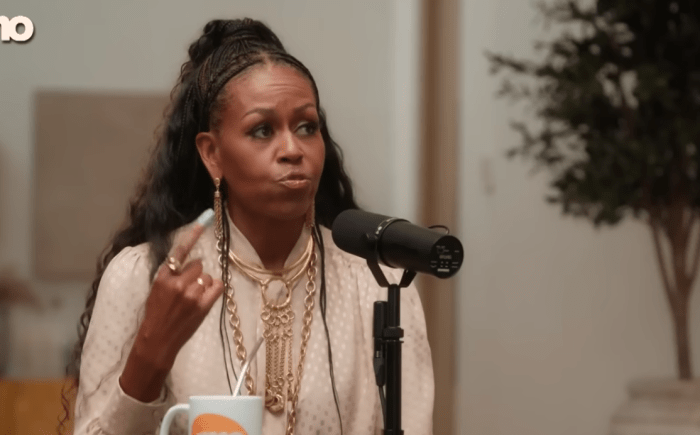 Michelle Obama in an IMO episode, Photo Credit: Entertainment Tonight/Youtube