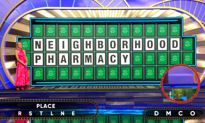 Show hostess Vanna White in a 'Wheel of Fortune' episode, Photo Credit: Wheel of Fortune/Youtube