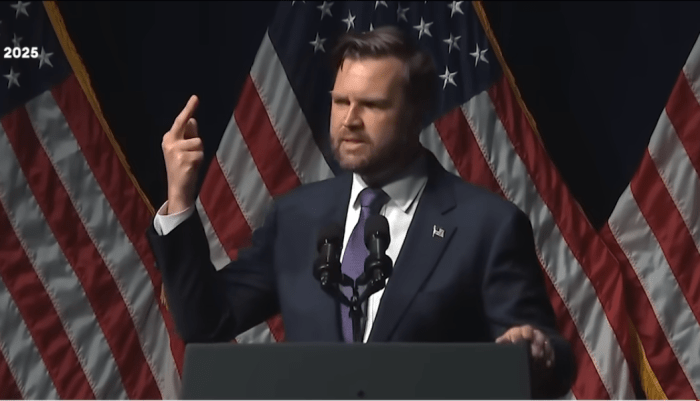 JD Vance making his speech to the Ohio Republican Party Dinner in Lima, Ohio, Photo Credit: Forbes Breaking News/Youtube