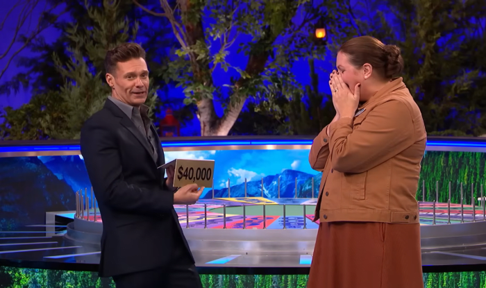 Show host Ryan Seacrest and contestant Jesse Larson in a 'Wheel of Fortune' episode, Photo Credit: Wheel of Fortune/Youtube