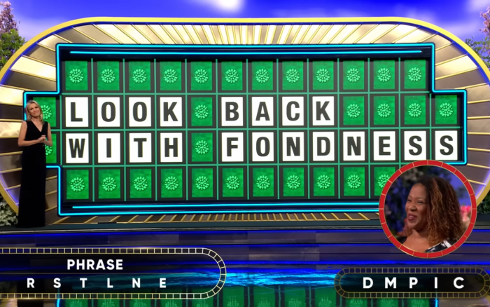  Show hostess Vanna White in a 'Wheel of Fortune' episode, Photo Credit: Wheel Of Fortune/Youtube