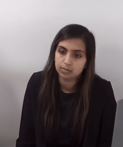Stepmum Beinash Batool who was implicated in Sara Sharif's murder, Photo Credit: The Sun/Youtube