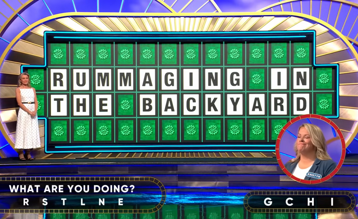 Show hostess Vanna White in a 'Wheel of Fortune' episode, Photo Credit: Wheel of Fortune/Youtube