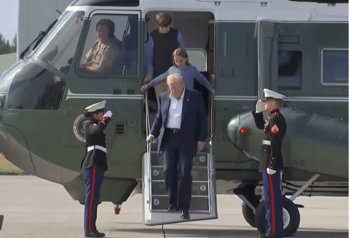 US President Donald Trump with his grandkids, Photo Credit: Diario AS/Youtube