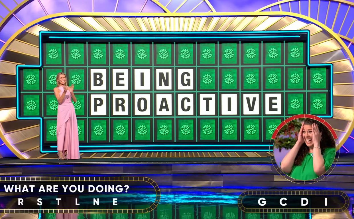 Show hostess Vanna White in a 'Wheel of Fortune' episode, Photo Credit: Wheel of Fortune/Youtube
