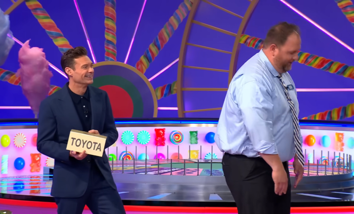 Show host Ryan Seacrest and contestant Wendell Hundall in a 'Wheel of Fortune' episode, Photo Credit: Wheel of Fortune/Youtube