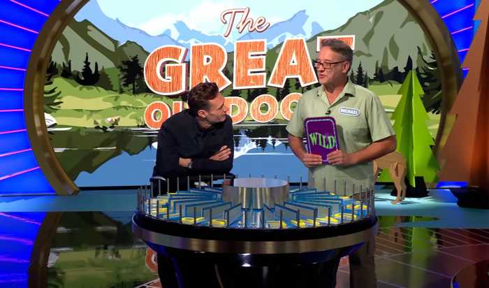 Show host Ryan Seacrest and contestant Michael Soltis in a 'Wheel of Fortune' episode, Photo Credit: Wheel of Fortune/Youtube