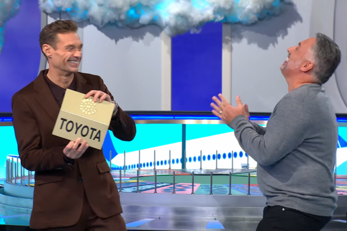 Show host Ryan Seacrest and contestant Greg Swiszcz in a 'Wheel of Fortune' episode, Photo Credit: Wheel of Fortune/Youtube