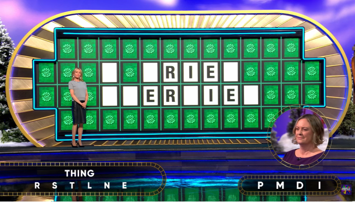 Show hostess Vanna White in a 'Wheel of Fortune' episode, Photo Credit: Wheel of Fortune/Youtube