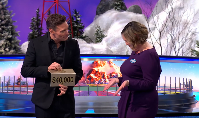 Show host Ryan Seacrest and Tabrina Smith in a 'Wheel of Fortune' episode, Photo Credit: Wheel of Fortune/Youtube